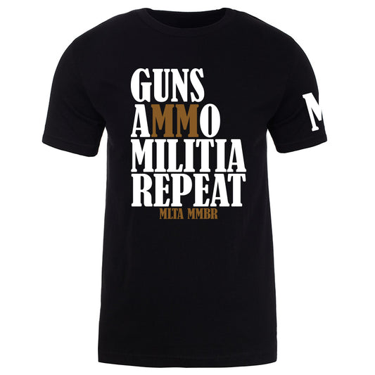 MLTA MMBR - GUNS AMMO MILITIA REPEAT - MEN'S SHORT SLEEVE