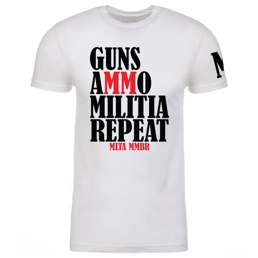 MLTA MMBR - GUNS AMMO MILITIA REPEAT - MEN'S SHORT SLEEVE