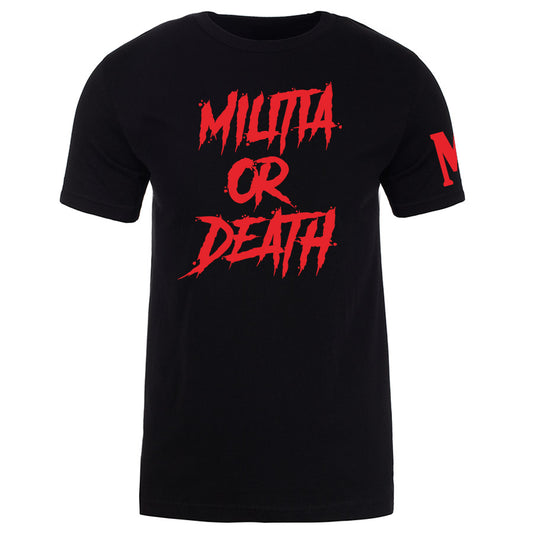 MLTA MMBR - MILITIA OR DEATH - MEN'S SHORT SLEEVE